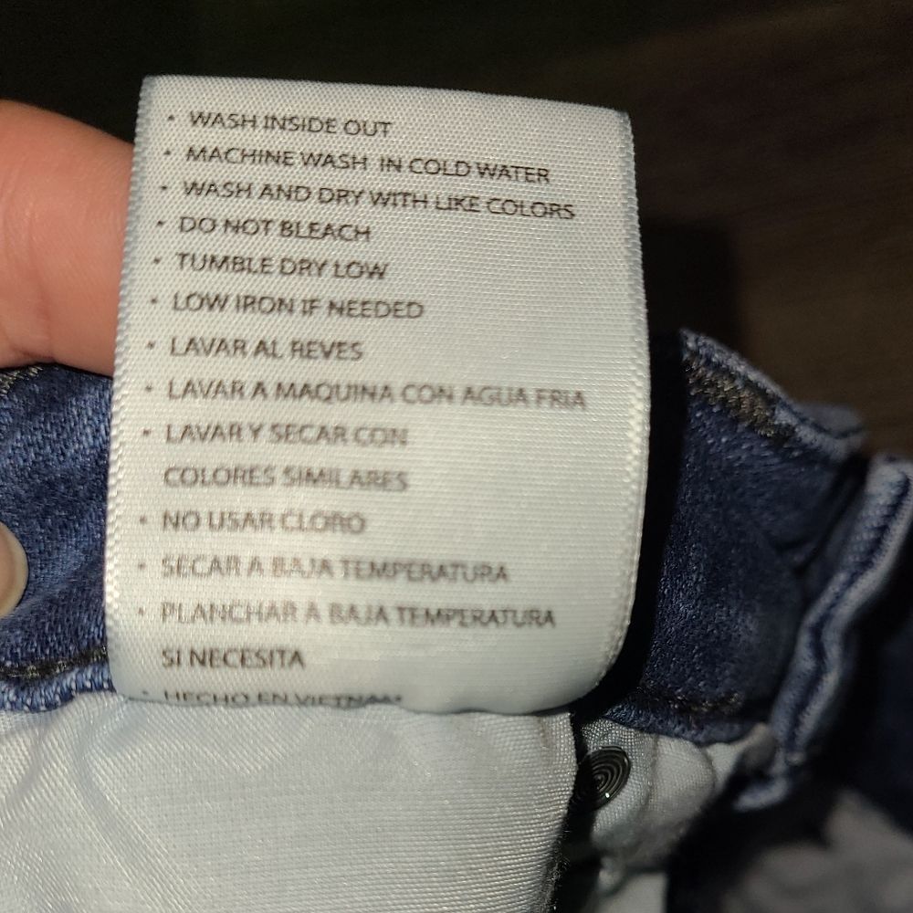 Kancan Two Tone Mid Rise Flare Leg Jeans - Picture 9 of 14